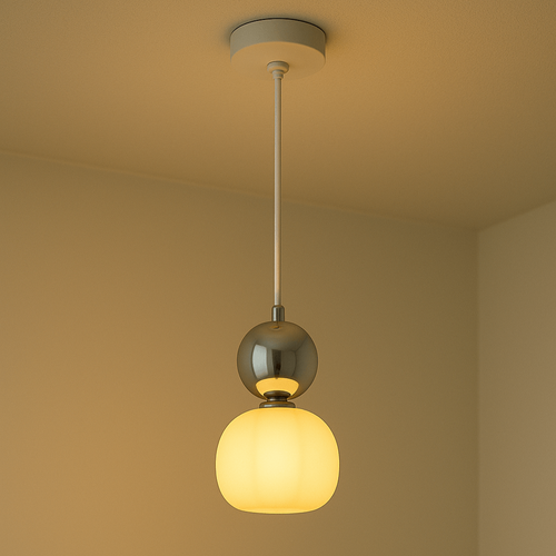 Bolania | Hängeleuchte im Bauhaus-Stil – Modernes Creme-Design für elegante Innenräume