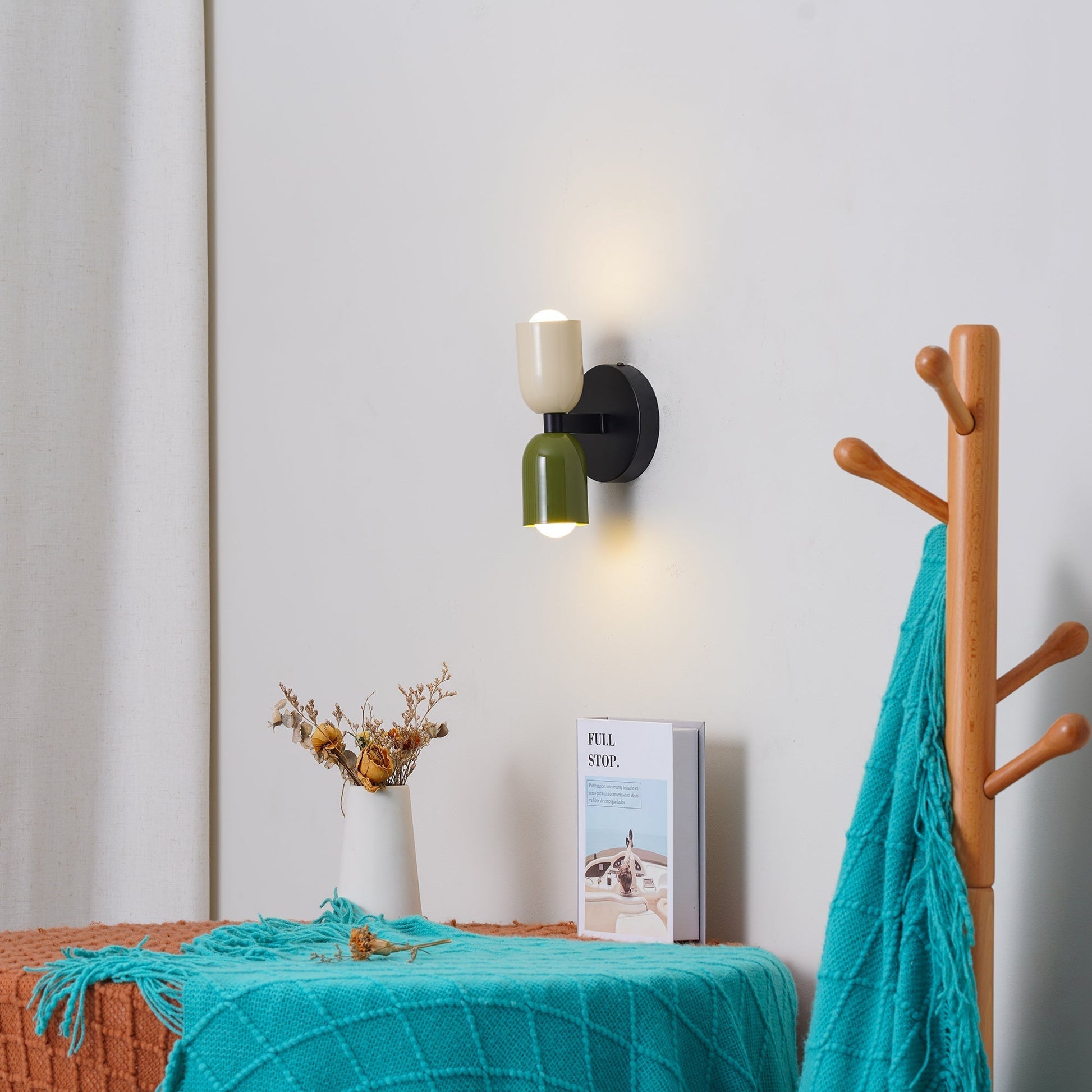 Bolania | Wandleuchte - Vintage-Stil - Dekorative Doppelkopfbefestigung
