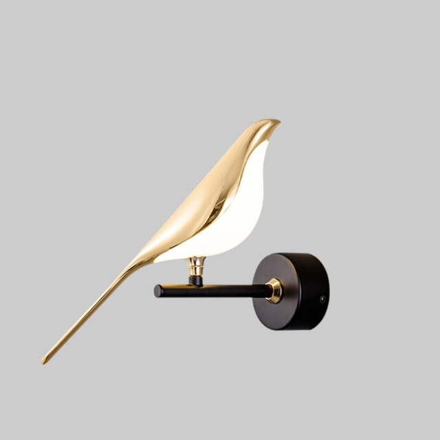 Bolania | Moderne Wandleuchte in Form eines Vogels - Elegante Designbeleuchtung