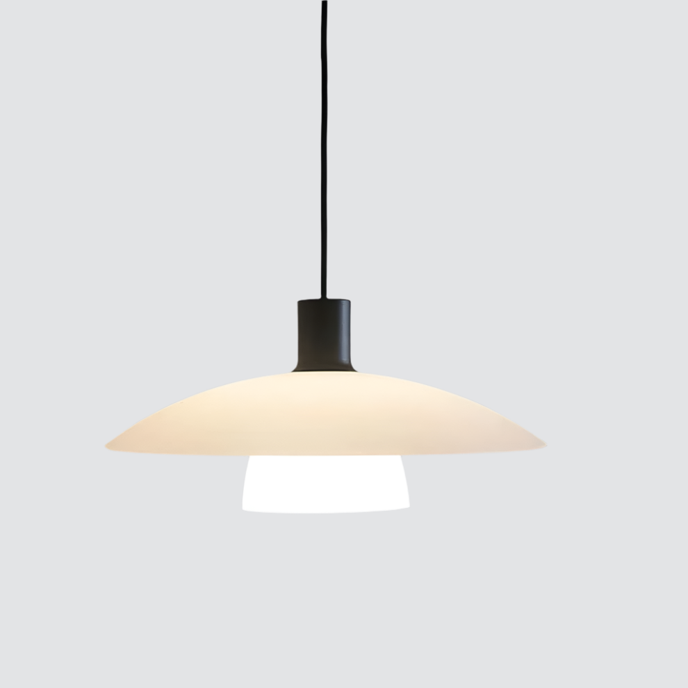 Bolania | Pendelleuchte - Elegant Minimalistisch - Weißes Glas Design