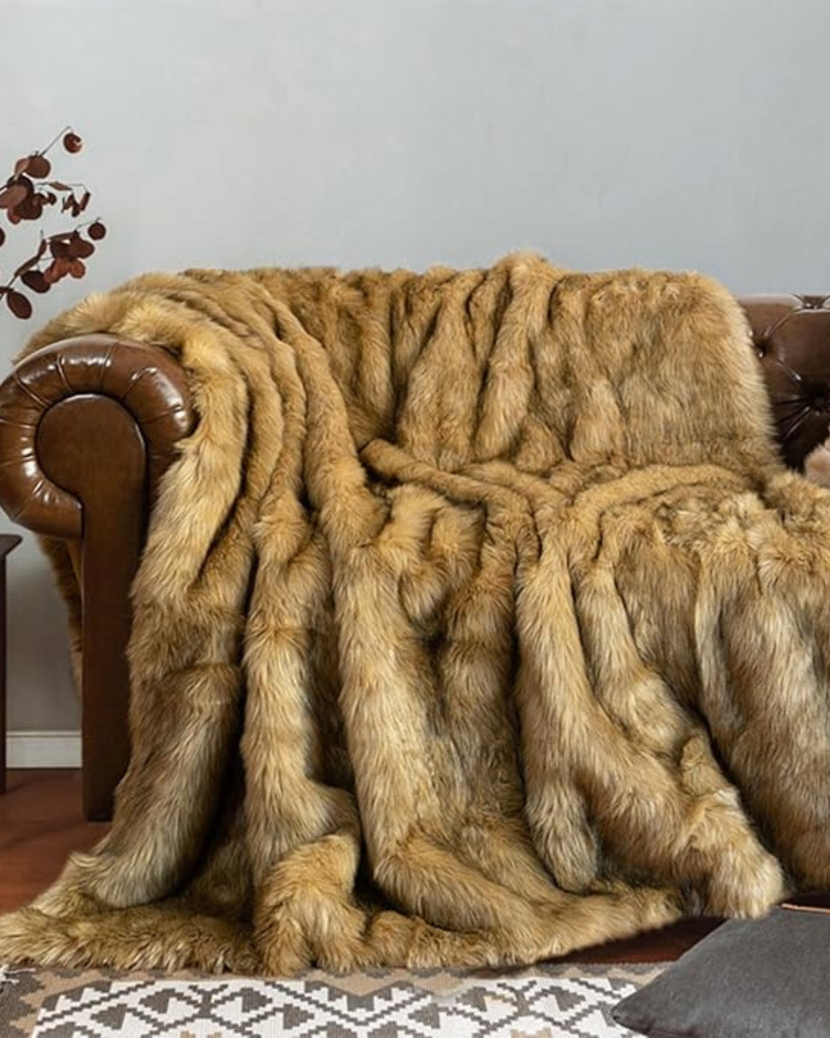 Éloria Cosy – Edle Kunstfelldecke für Stilvolle Wohnakzente