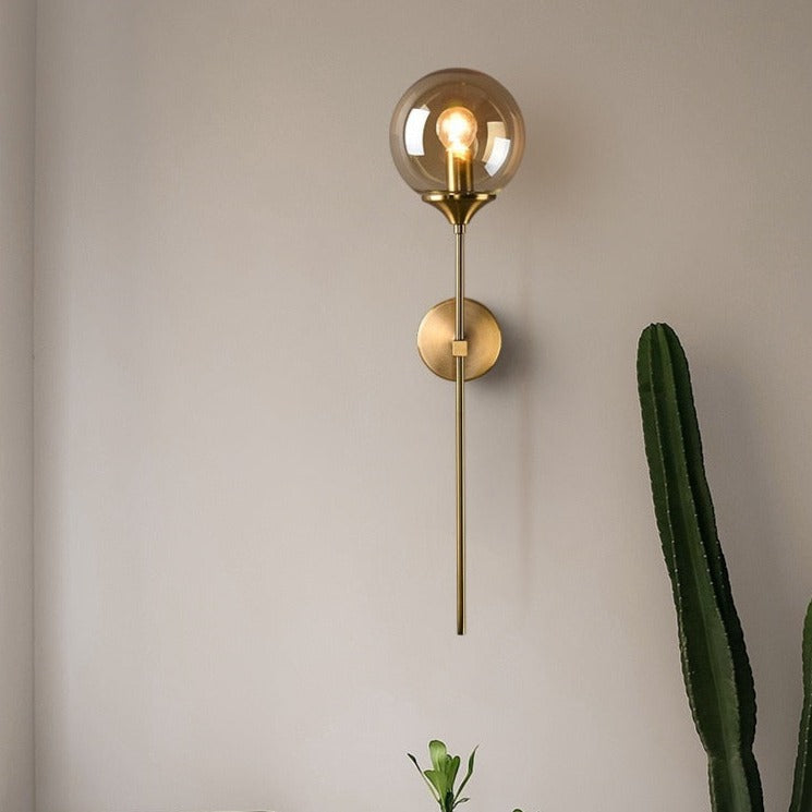 Bolania | Wandleuchte - Edles Glas - Modernes Design - Stilvolle Wohnraumbeleuchtung