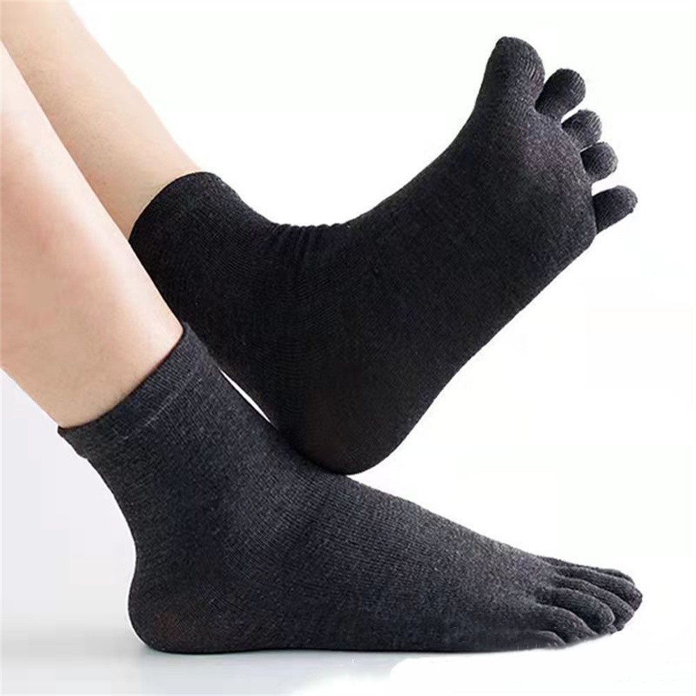 Cotton Toe Socks with Individual Toe Compartments, Seamless, Unisex