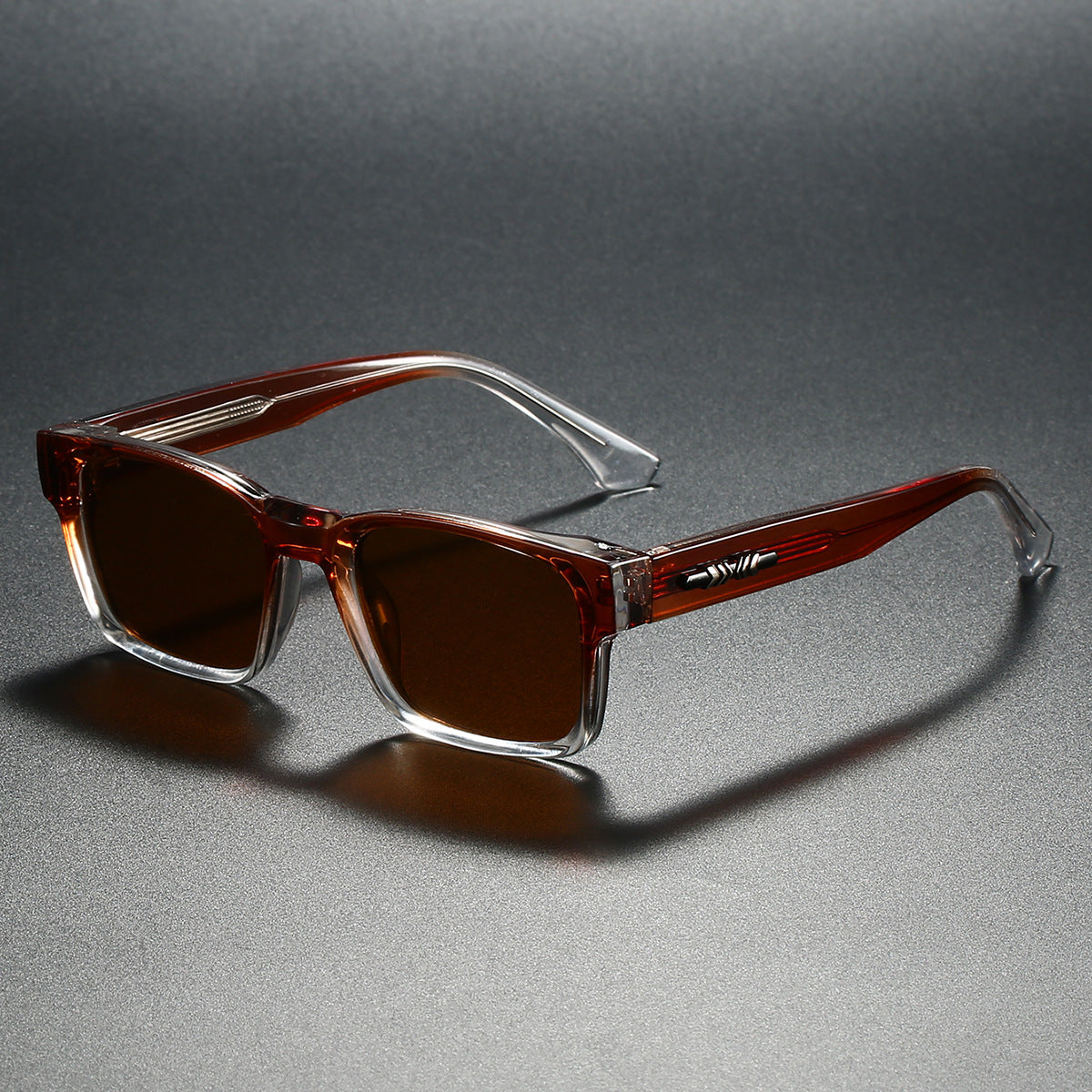 Polarized Sunglasses with UV400 Protection, Square Shape, Lightweight Plastic Frame, Unisex