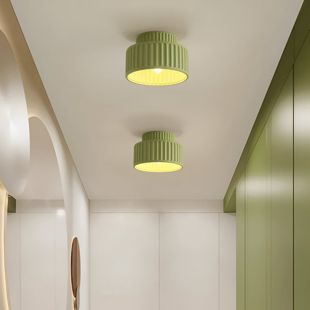 Bolania | Deckenleuchte - Geripptes Kunstharzdesign - Zeitlose Eleganz für jeden Raum