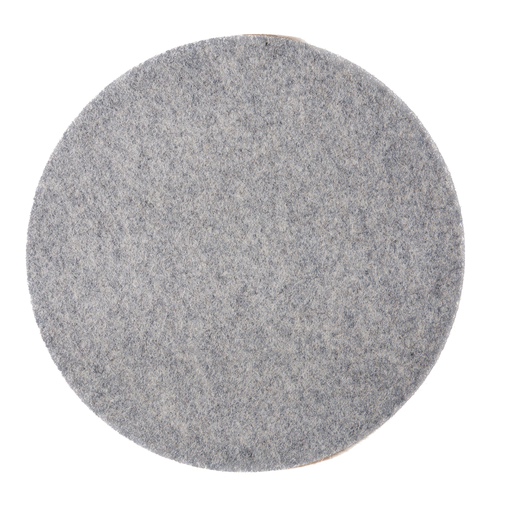 Felt Placemat Round, Die-Cut Edge, Scratch Protection for Dining Table and Sideboard