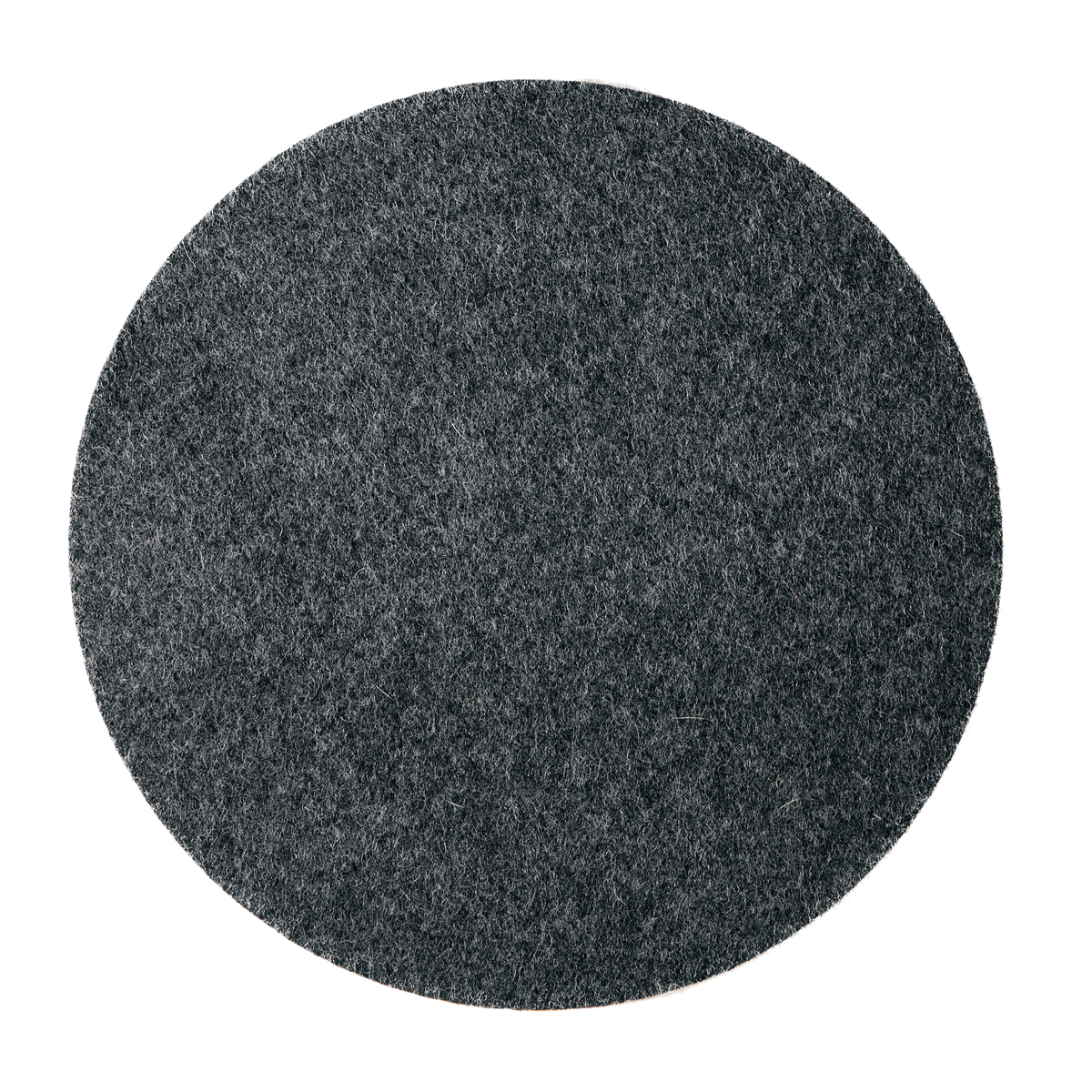 Felt Placemat Round, Die-Cut Edge, Scratch Protection for Dining Table and Sideboard