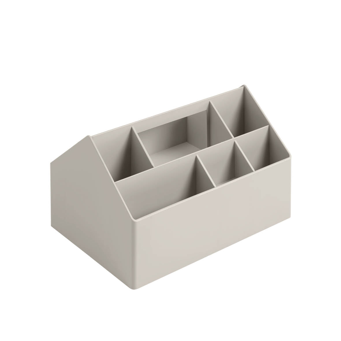 Desk Organizer Made of Recycled Plastic, Multiple Compartments, for Pens and Tools