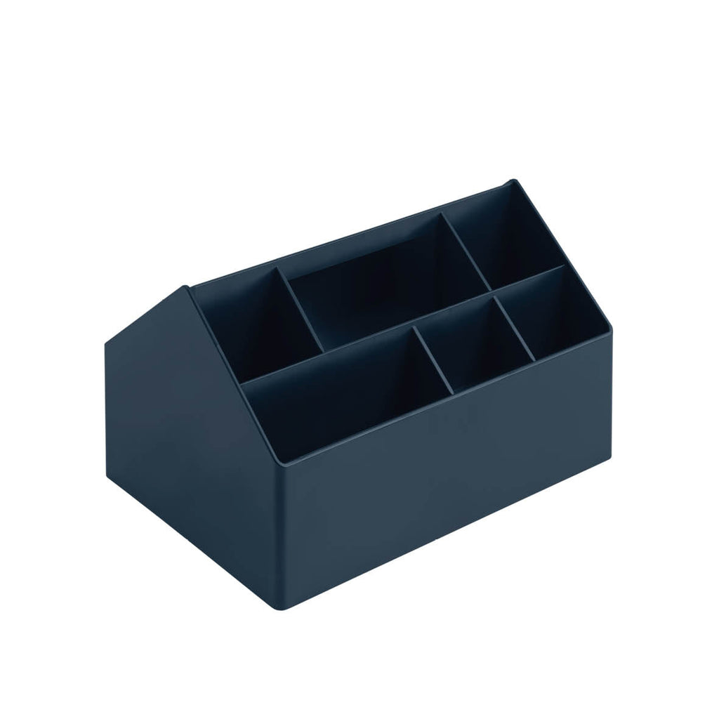 Desk Organizer Made of Recycled Plastic, Multiple Compartments, for Pens and Tools