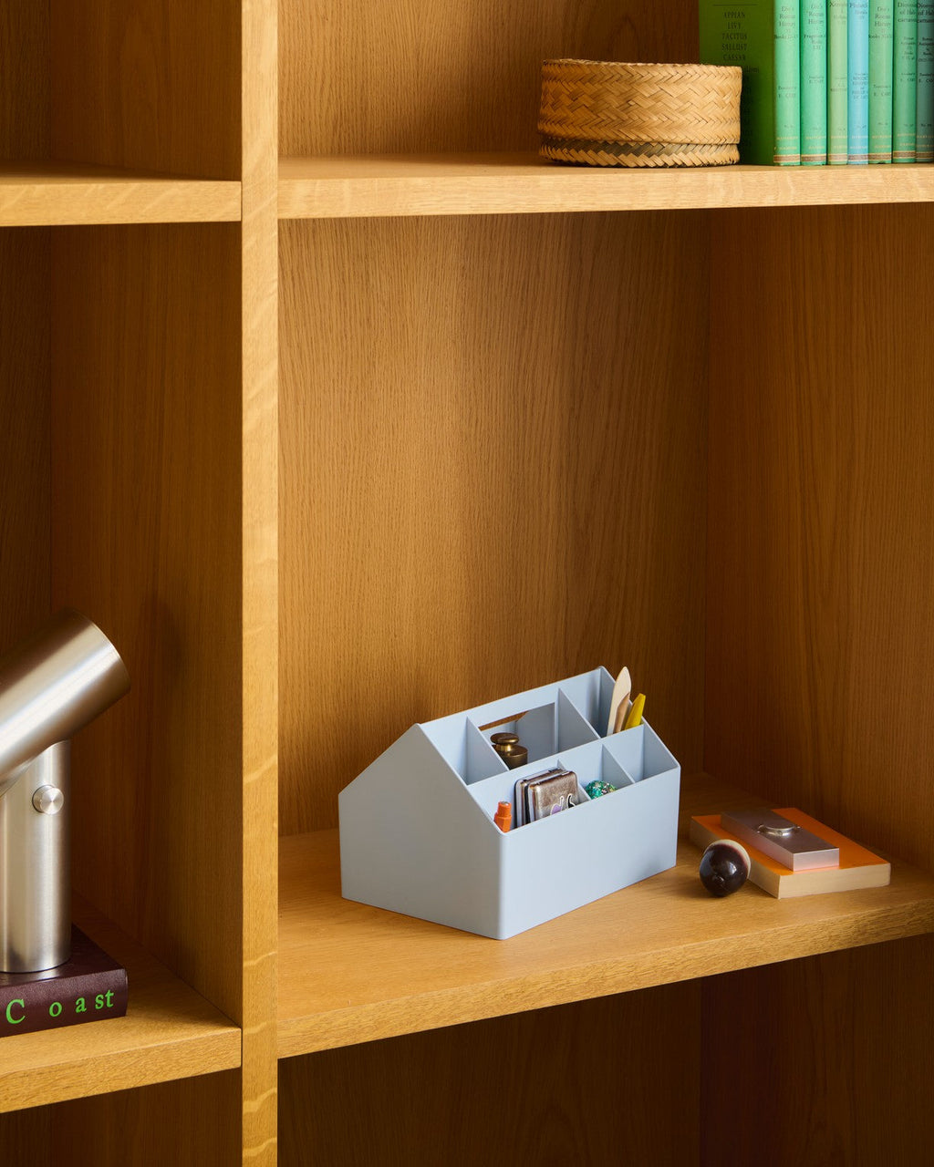 Desk Organizer Made of Recycled Plastic, Multiple Compartments, for Pens and Tools