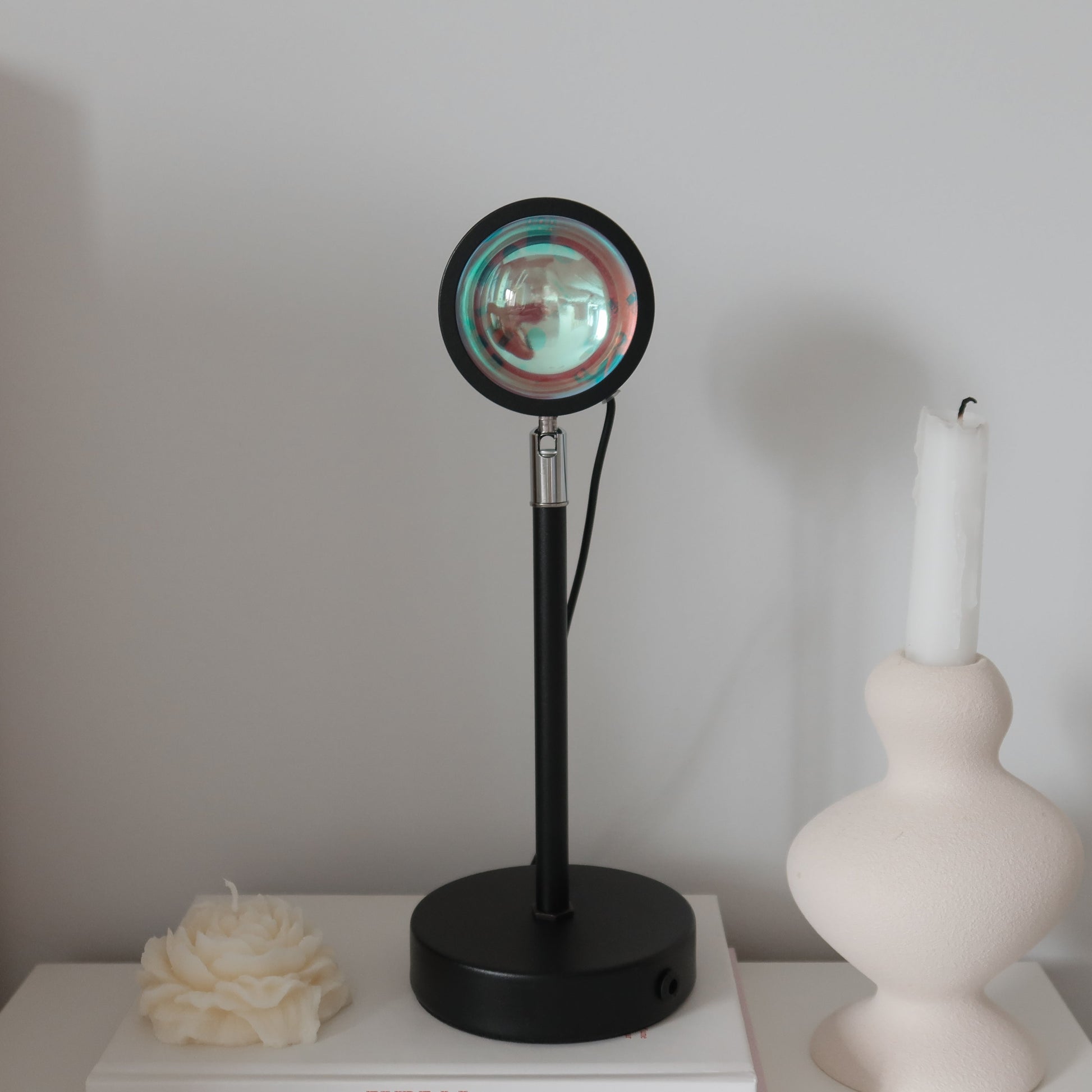 Sunset Projector Lamp with Color Change and Remote Control Atmospheric LED Light Effects for Bedroom Living Room and Photo Shoots