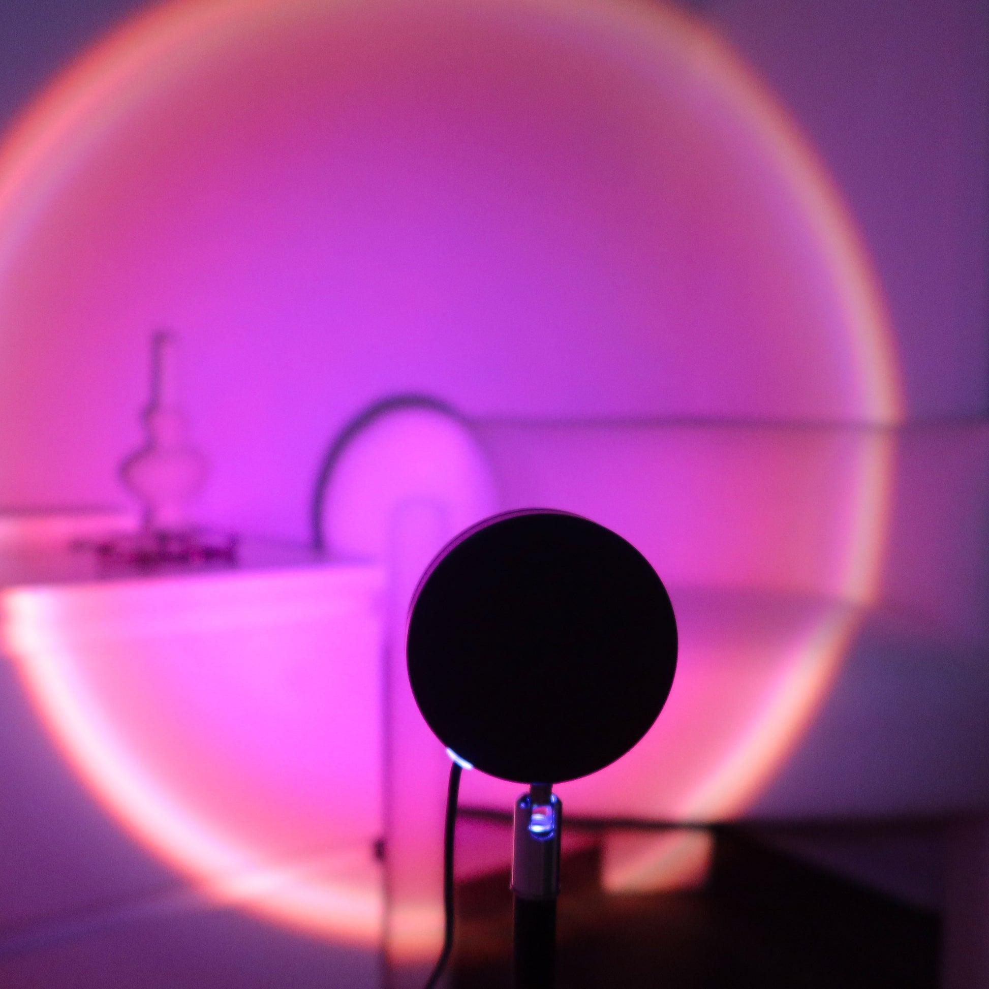 Sunset Projector Lamp with Color Change and Remote Control Atmospheric LED Light Effects for Bedroom Living Room and Photo Shoots