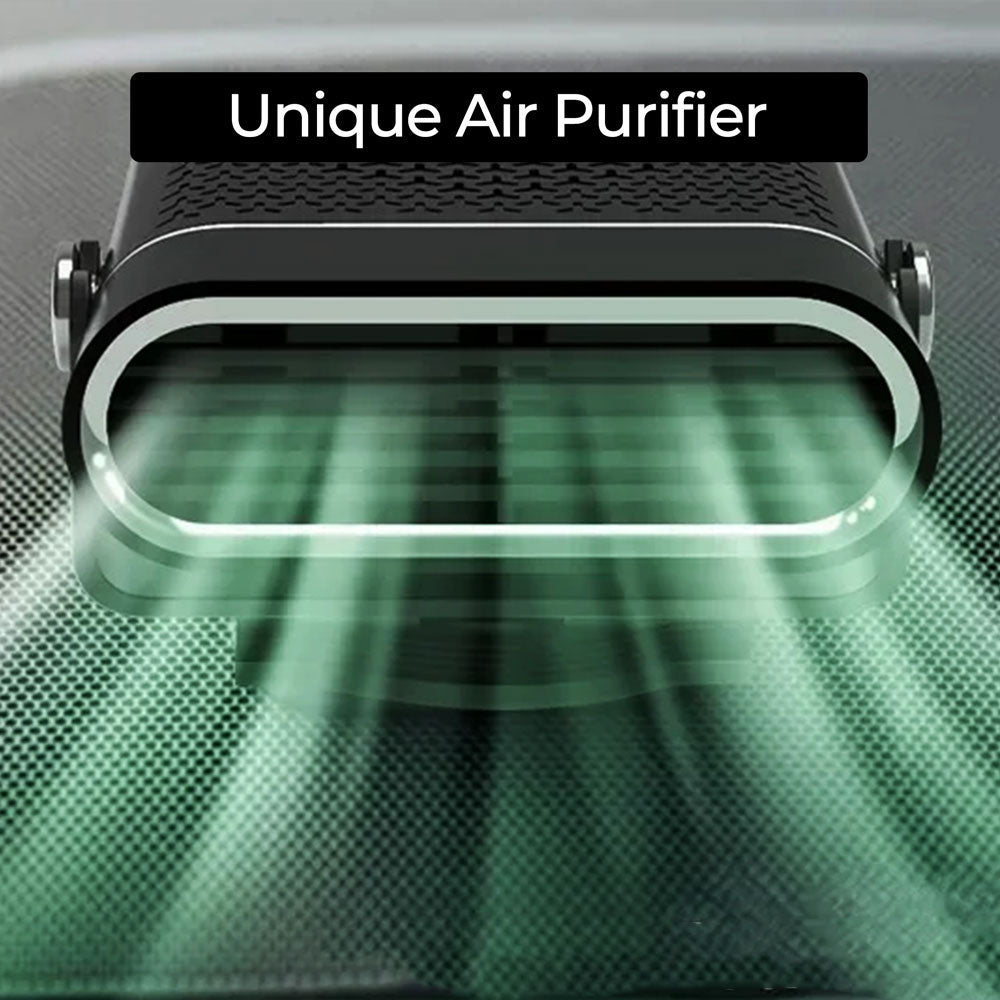 12V Car Windscreen De-Icer, Swivelling with Rotary Switch, Against Fogged-Up Windows