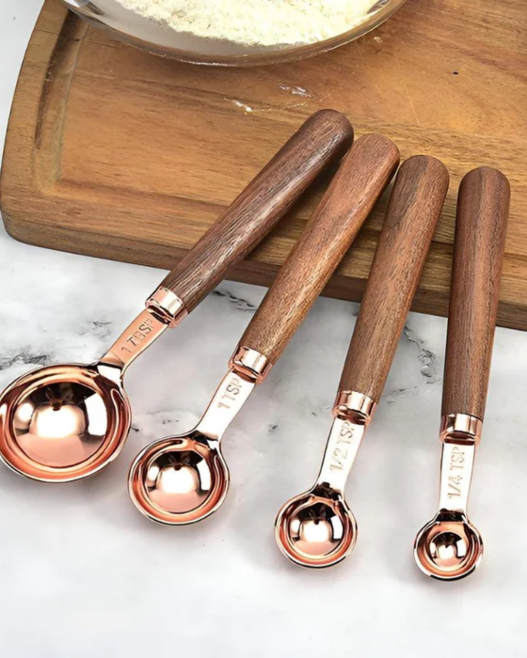 Kupferglanz Messzauber – Elegantes Messset für Präzision in der Küche