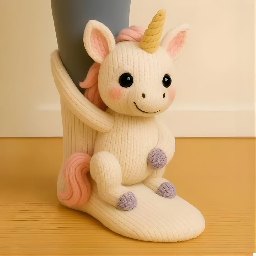 Cozy Socks with 3D Animal Motif, Warm Slipper Socks for Men and Women, Non-Slip Sole, Thick Knit