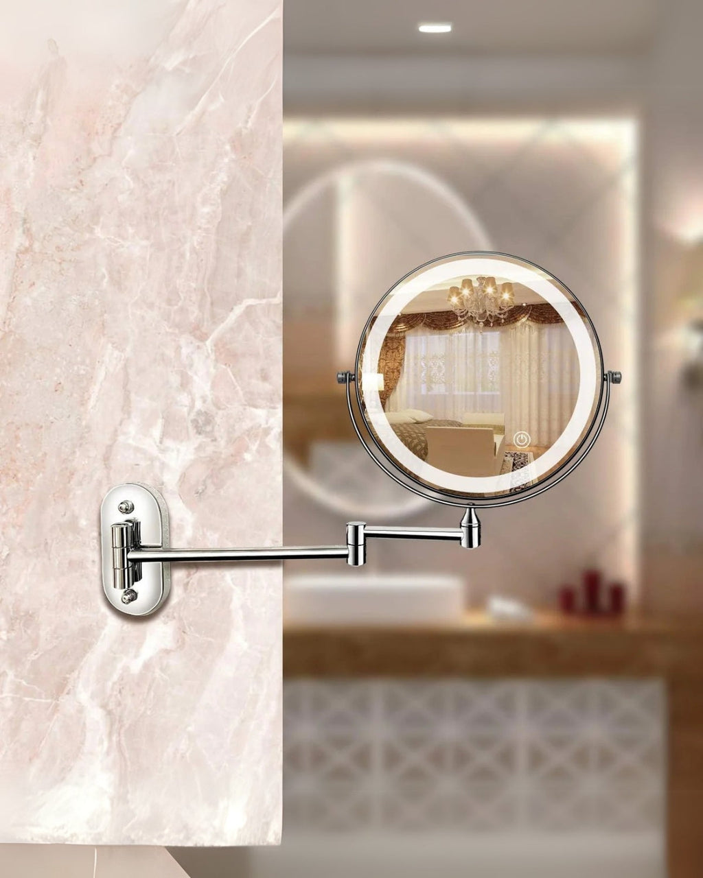 Luminara – LED-Vergrößerungsspiegel mit Touch-Steuerung