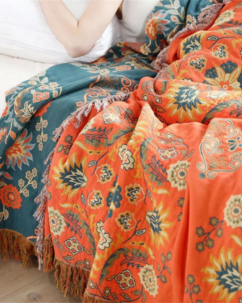 Marigalia Duo – Luxuriöse Wendedecke aus Baumwollgaze