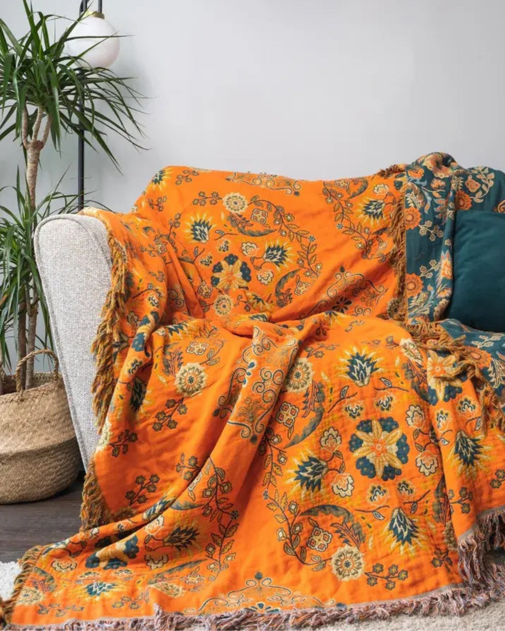 Marigalia Duo – Luxuriöse Wendedecke aus Baumwollgaze