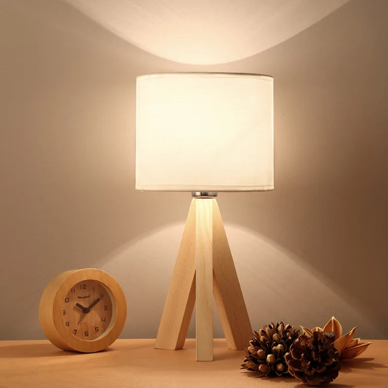 Bolania | Tischleuchte - Von der Natur inspiriertes Holzdesign - Warme Umgebungsbeleuchtung