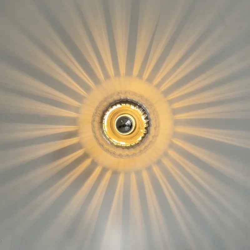 Bolania | Wandleuchte - Zeitgenössische Lampe aus nordischem Glas und Metall