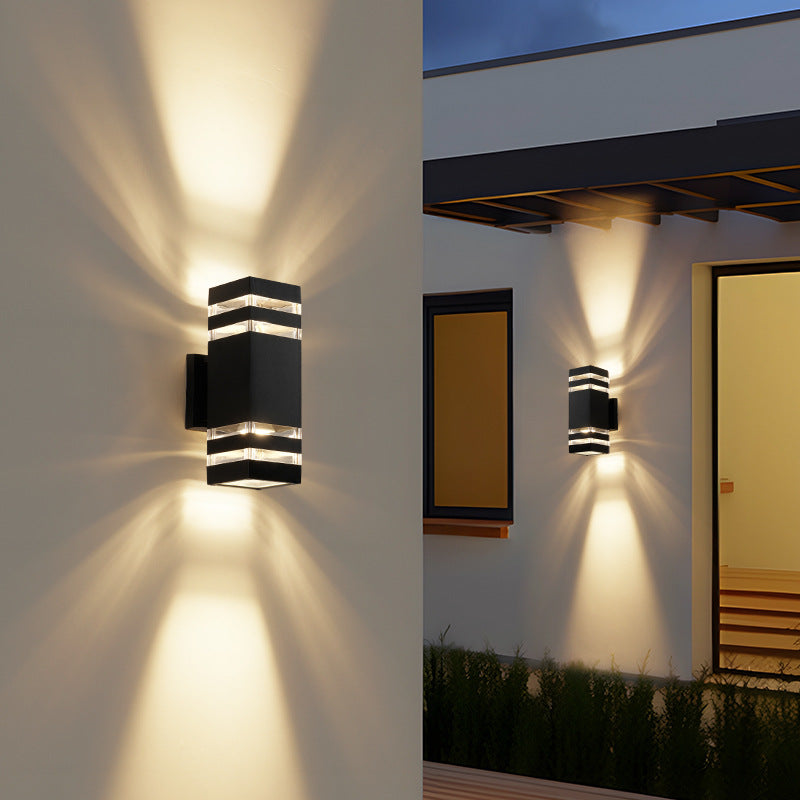 Bolania | Wandleuchte - 2-Wege Outdoor - Modernes wasserdichtes Design für Garten & Terrasse