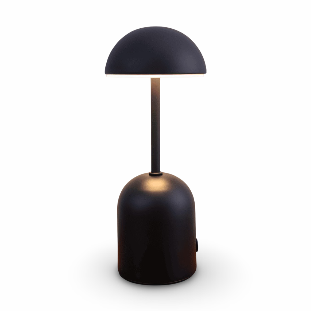 Bolania | Tischleuchte - Metallisches Kuppeldesign mit LED-Licht - Moderne elegante Akzentbeleuchtung