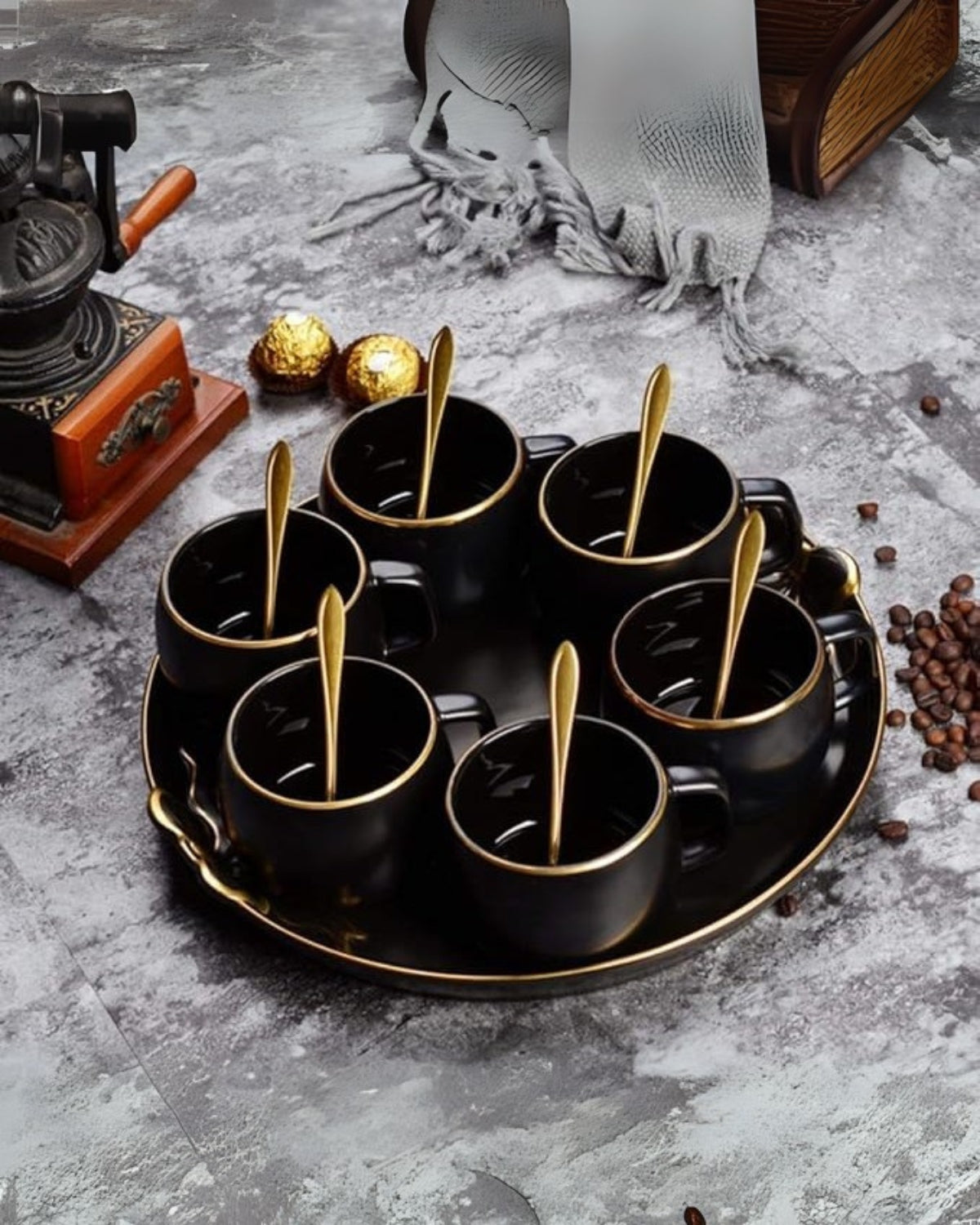 Parisa – Luxuriöses Teeservice aus Porzellan