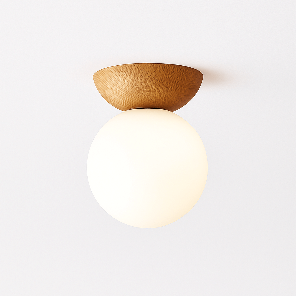Bolania | Hängelampe - Elegante japanische Zen-Beleuchtung aus Holz