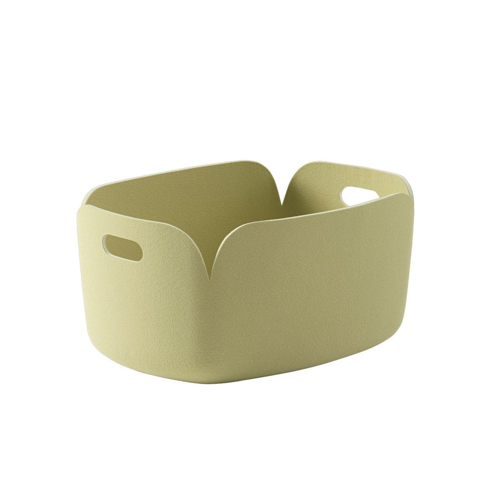 Felt Storage Basket Made from Recycled PET, Handle Openings, for Blankets and Toys