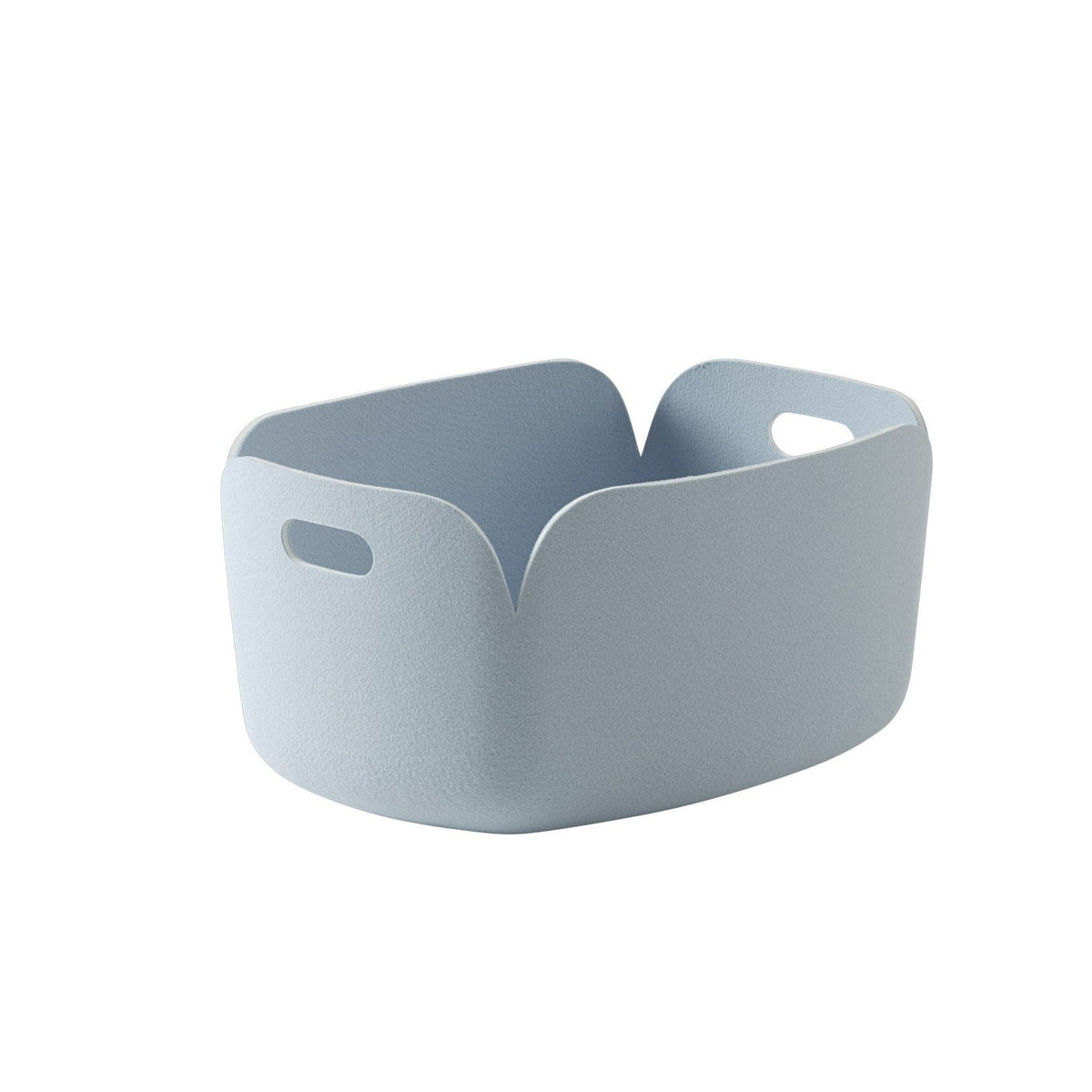 Felt Storage Basket Made from Recycled PET, Handle Openings, for Blankets and Toys
