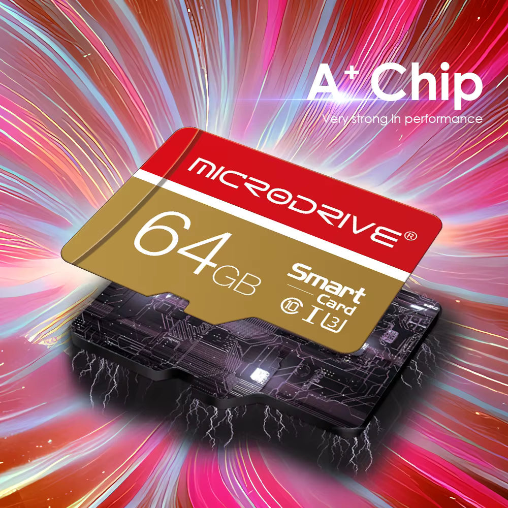 MicroSD Memory Card Class 10 with SD Adapter, UHS-I for Smartphone, Camera and Tablet