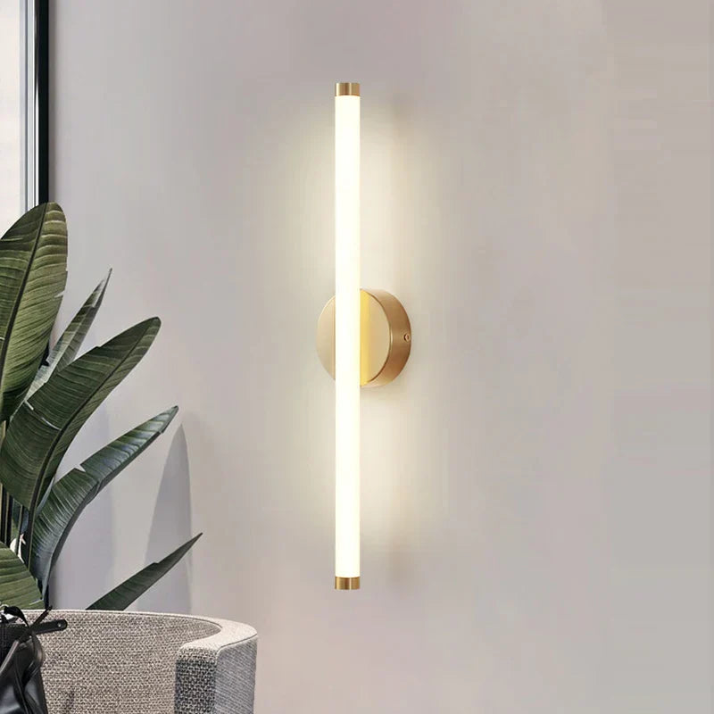 Bolania | Wandleuchte - Elegantes Gold-Acryl - Stilvolle Heimbeleuchtung