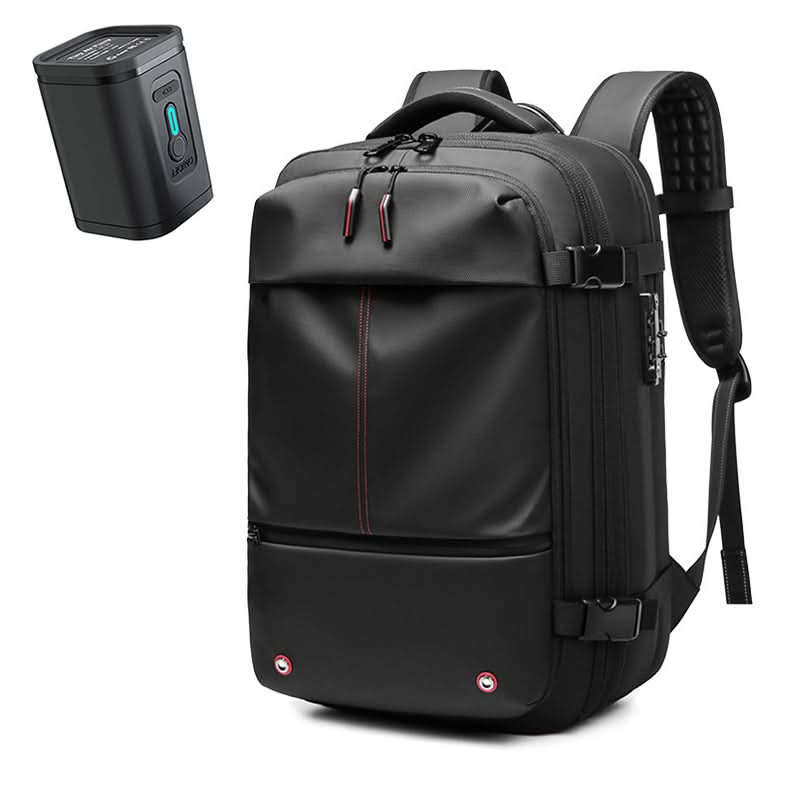 Compressible Travel Backpack with Combination Lock, Water-Repellent, Laptop Compartment up to 17.3 inches / 43.9 cm, Padded Straps for Business and Travel