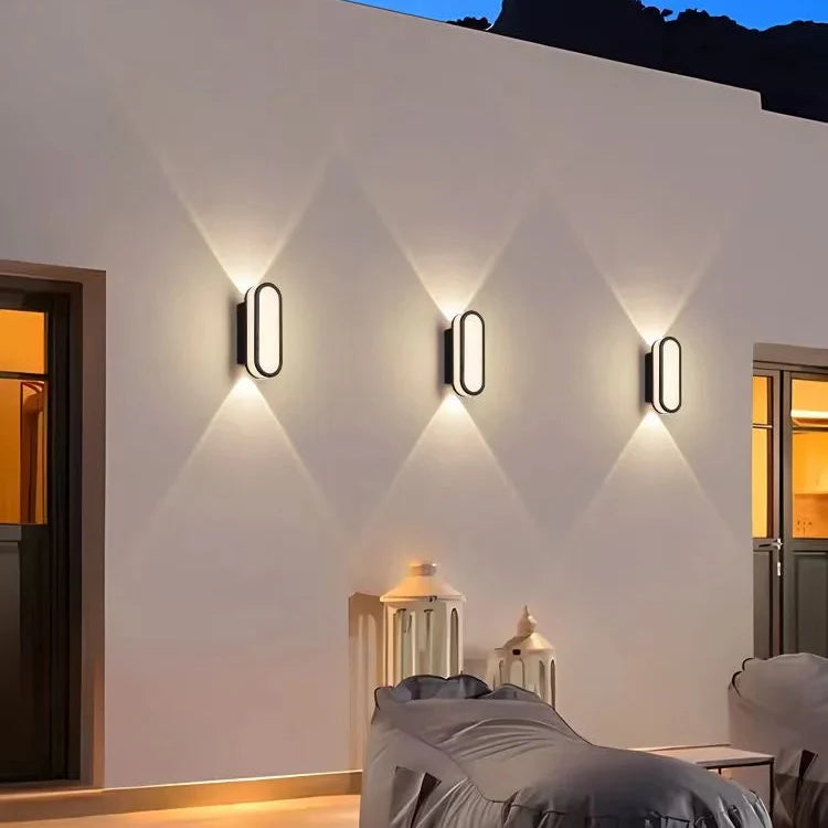 Bolania | Wandleuchte - Wasserdichte LED-Wandleuchte - Moderne Innen-/Außenbeleuchtung