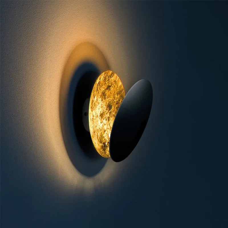 Bolania | Wandleuchte - Elegantes Mondgold-Design - Gemütliche Atmosphären