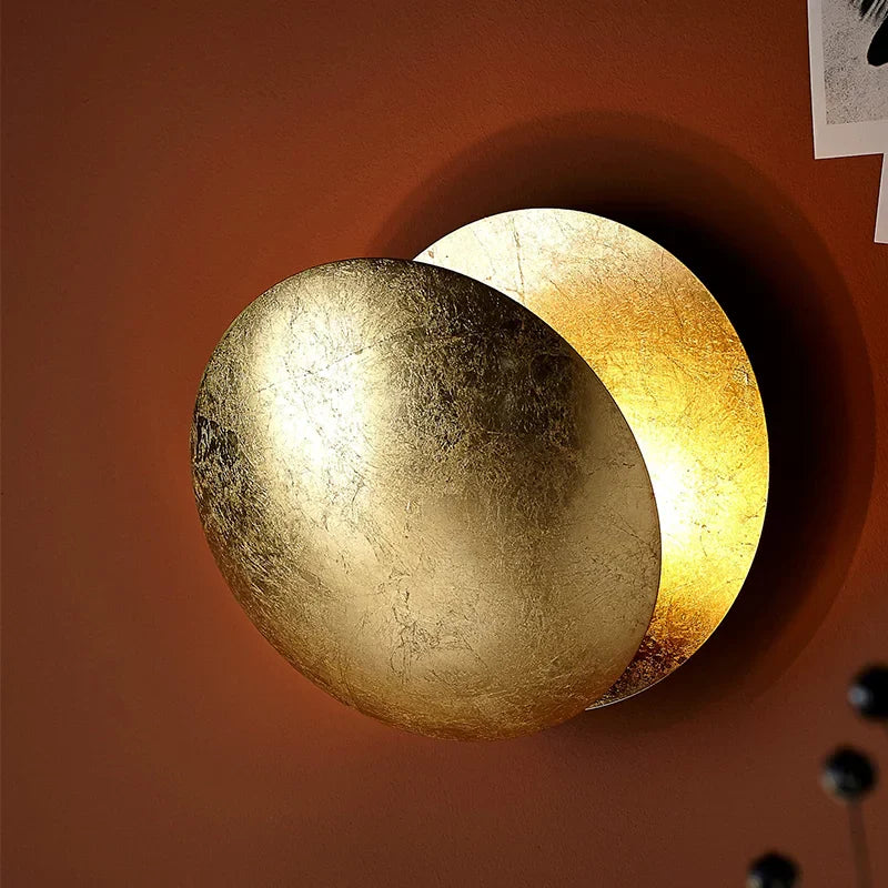 Bolania | Wandleuchte - Elegantes Mondgold-Design - Gemütliche Atmosphären