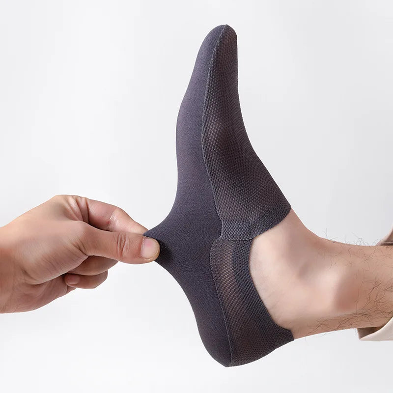 Mesh Sneaker Socks with Arch Support, Invisible Below the Shoe Collar, Breathable