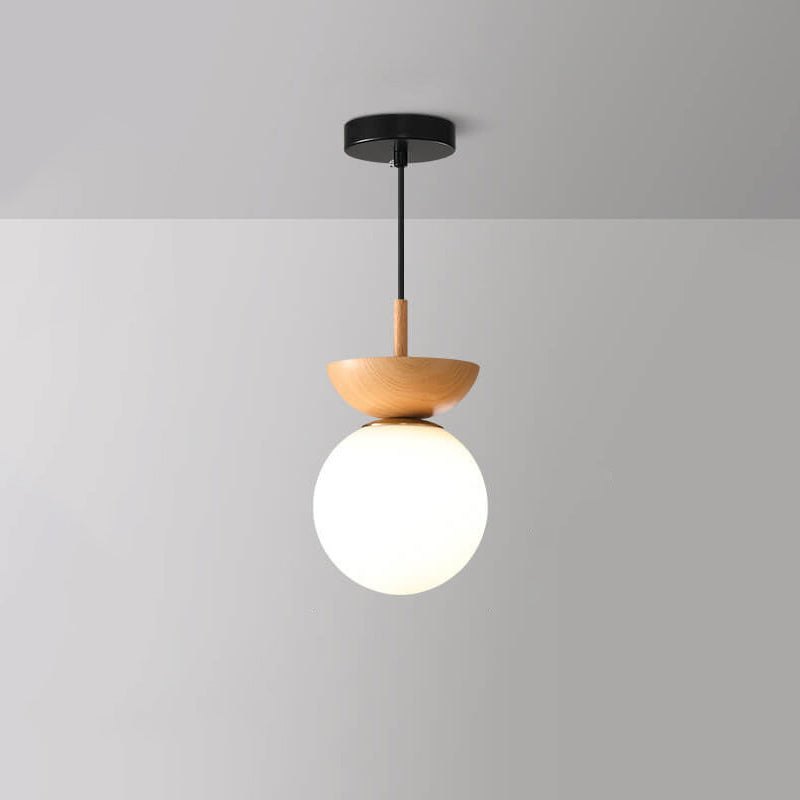 Bolania | Hängelampe - Elegante japanische Zen-Beleuchtung aus Holz