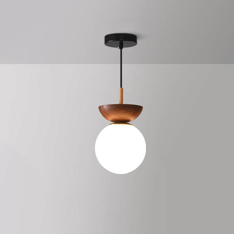 Bolania | Hängelampe - Elegante japanische Zen-Beleuchtung aus Holz