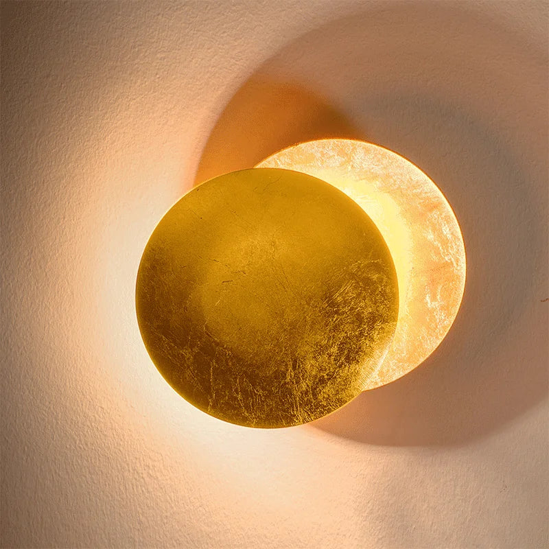 Bolania | Wandleuchte - Elegantes Mondgold-Design - Gemütliche Atmosphären