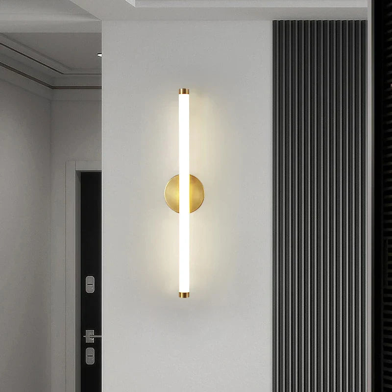 Bolania | Wandleuchte - Elegantes Gold-Acryl - Stilvolle Heimbeleuchtung