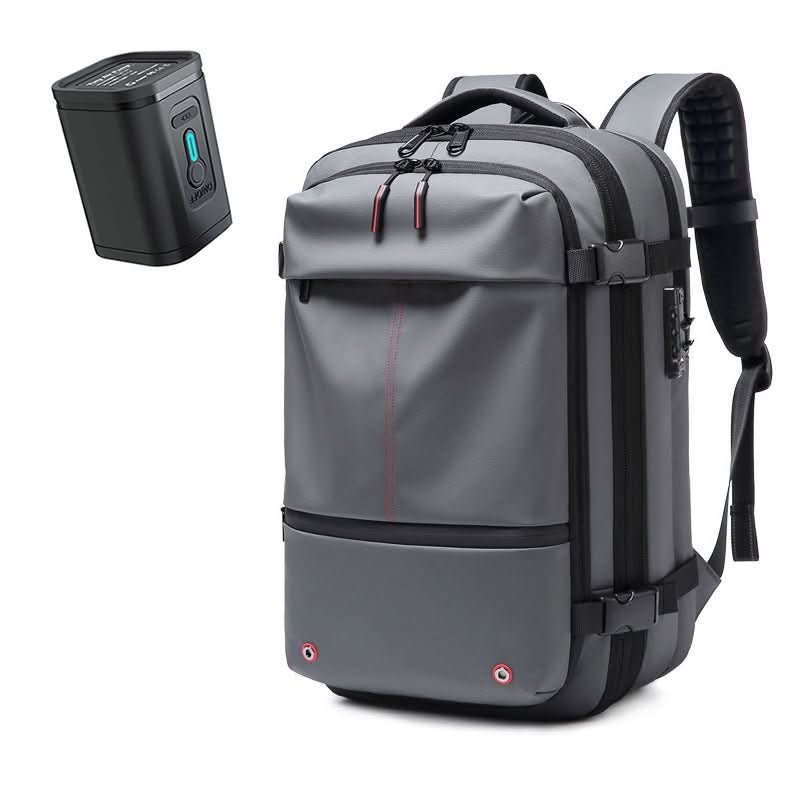 Compressible Travel Backpack with Combination Lock, Water-Repellent, Laptop Compartment up to 17.3 inches / 43.9 cm, Padded Straps for Business and Travel