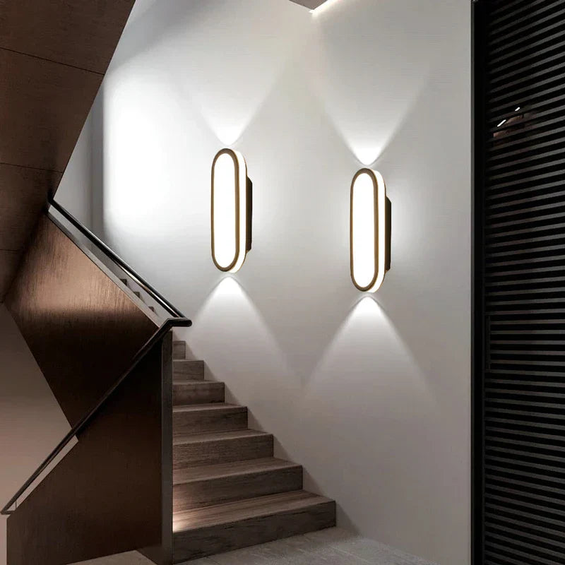 Bolania | Wandleuchte - Wasserdichte LED-Wandleuchte - Moderne Innen-/Außenbeleuchtung