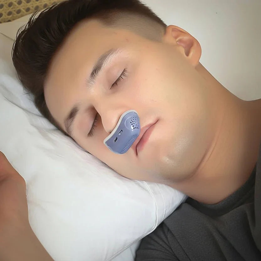 Nasal Breathing Aid Made of Medical Silicone for Light Snoring Compact and Rechargeable with USB