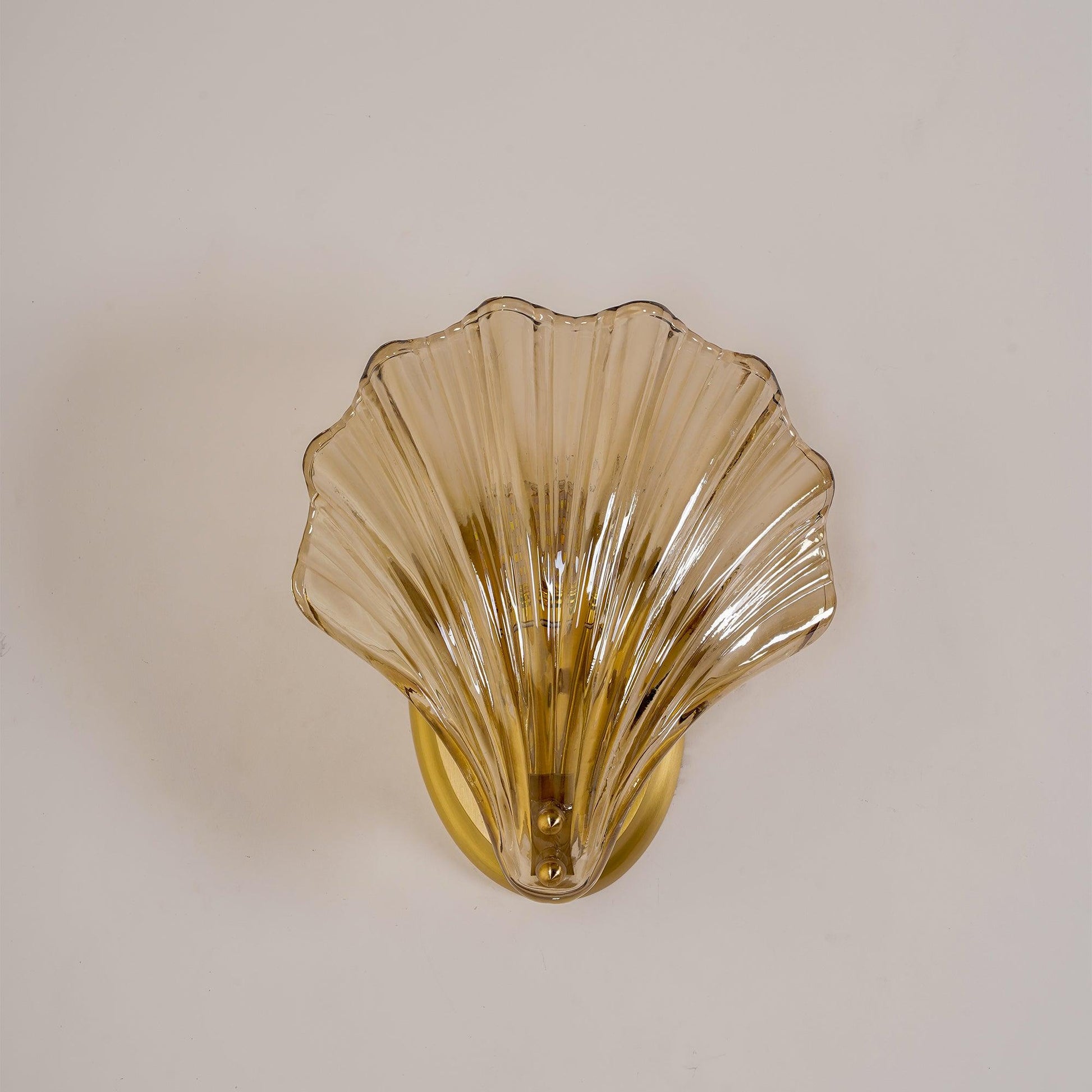 Bolania | Wandleuchte – Elegantes Muscheldesign – Langlebiges Muscheldesign für einzigartiges Dekor