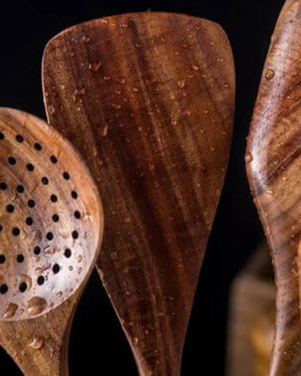 Tevora Natura – Edles Küchenutensilien-Set aus Teakholz