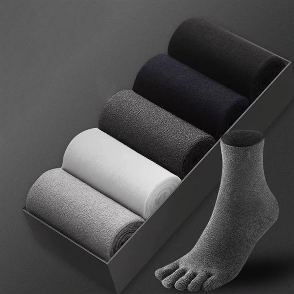 Cotton Toe Socks with Individual Toe Compartments, Seamless, Unisex