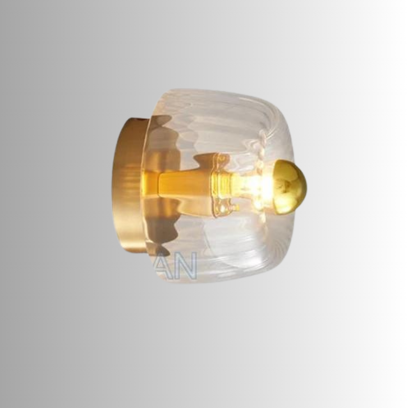 Bolania | Wandleuchte - Zeitgenössische Lampe aus nordischem Glas und Metall