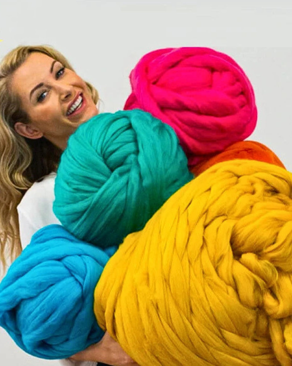 Majesté Luxe – Handgestrickte Kuscheldecke mit Extrastarker Struktur