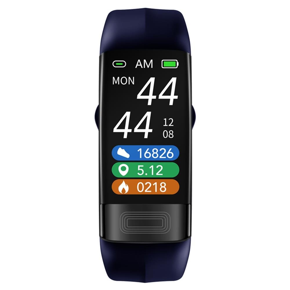 Fitness Smartwatch with ECG Heart Rate and Blood Pressure Measurement Sleep Tracking IP67 Water Resistant USB Direct Charging up to 10 Days Battery Life